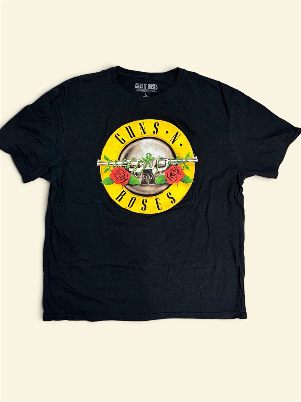 Guns N' Roses Classic Band Logo
Graphic T-Shirt Rock Music
Merchandise Size L